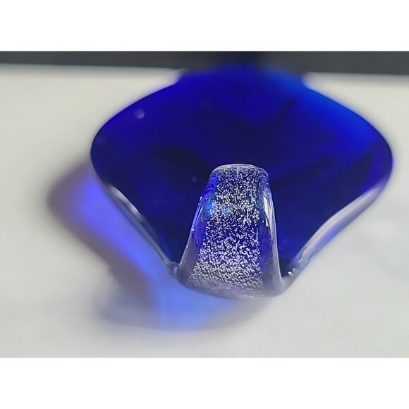 Multicolored Glass Leaf Shaped Pendant - Picture 7 of 10